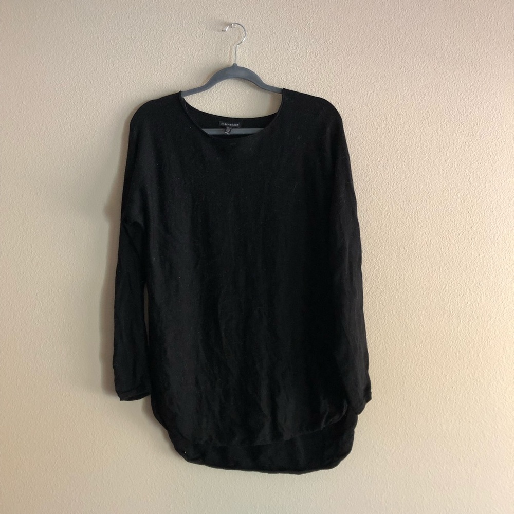 EILEEN FISHER BLACK LONG SLEEVE!